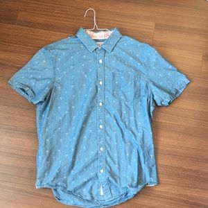 Men’s L Original Penguin Short Sleeve Button Down